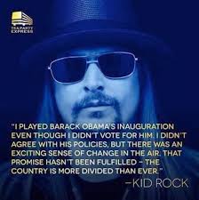 KID ROCK: Explains Why Obama Sucks With Just Seven Words ⋆ Doug ... via Relatably.com