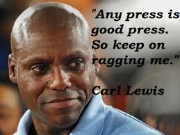 Carl Lewis Quotes. QuotesGram via Relatably.com