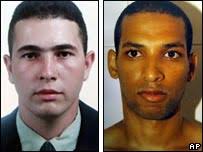 Jean Charles de Menezes (left) and Hussain Osman. Was Mr Menezes (left) mistaken for Hussain Osman? - _42451112_menezes_osman_203