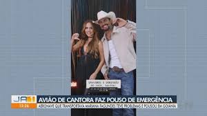 Avião que transportava Mariana Fagundes faz pouso de emergência
