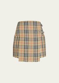 Burberry Zoe Vintage Check Wool Kilt - Bergdorf Goodman