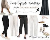 Image of capsule wardrobe for travel