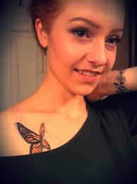 Girl With Lovely Butterfly Tattoo - girl-with-lovely-butterfly-tattoo