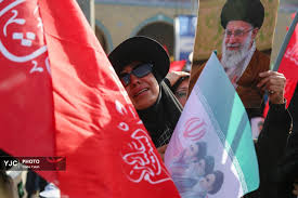مراسم وداع با قائد شهید امت در مصلای تهران
