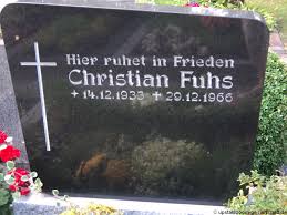 Grab von Christian Fuhs (14.12.1933-29.12.1966), Friedhof Veenhusen- - vk158