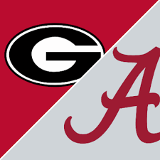 Georgia Bulldogs and Alabama Crimson Tide game at Bryant-Denny Stadium