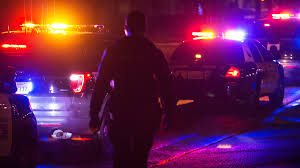 Police Helicopter Crash Scene