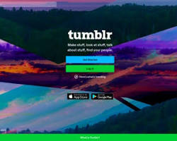 Image of Tumblr blogging app