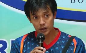 COM - Pelatih tim Manokwari Valeria Papua Barat, Eko Waluyo, mengaku performa para pemainnya kian menurun memasuki putaran kedua BSI Proliga 2014. - 20140127_162150_eko-waluyo