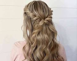 Image of Long prom hairstyle