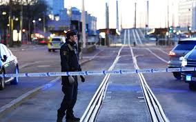 Polisinsats i centrala Göteborg