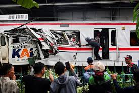 Indonesia train crash toll rises to 14 as rescuers complete evacuation