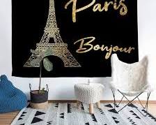 Image of Boys bedroom wallpaper with cityscape theme