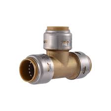 SharkBite 3/4 Inch Tee, Push to Connect Brass Plumbing ...
