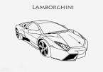 Coloriage VOITURE DE SPORT - Lamborghini Murcielago colorier