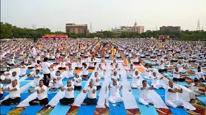 Hundreds mark 11th international yoga day across Noida, Ghaziabad