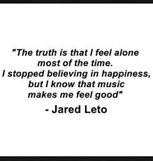 Jared Leto&#39;s quote..... | Living With Depression/Anxiety ... via Relatably.com