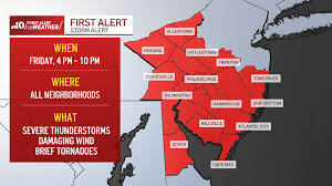 First Alert: Severe storms start late Friday afternoon — NBC10 Philadelphia