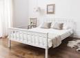 White bedstead double