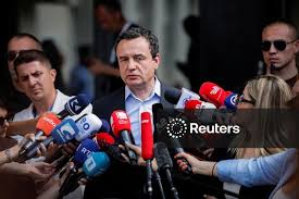 Licensable picture: Snap parliamentary election in Pristina