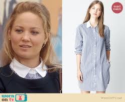 Steve Alan - parenthood-fashion-steve-alan-classic-shirtdress-erika-christensen