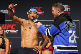 Gilbert Burns draws boos from Canadian crowd at UFC Winnipeg faceoff: ‘I’m going to smash your boy’