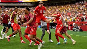 Switzerland beat Colombia in shootout, Argentina up next