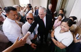 Elder Andersen dedicates the Bacolod Philippines Temple