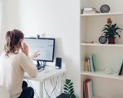 clean and organized PC setup