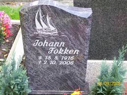 Grab von Johann Fokken (18.08.1916-02.10.2006), Friedhof Jennelt