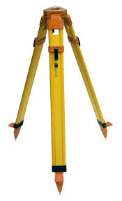 Nedo Heavy-Duty Surveyors' Grade Wooden Tripod - Screw Clamp ...