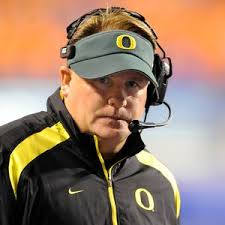 Steve Dykes/Getty Images When an Oregon fan demanded his money back for the Ducks&#39; loss at Boise State, coach Chip Kelly took out his checkbook. - ncf_g_kelly_300