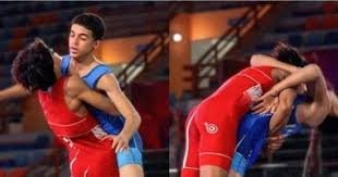 شاهد عبد الله حسونة أمام بطل تونس في بطولة أفريقيا وحصده الميدالية الذهبية