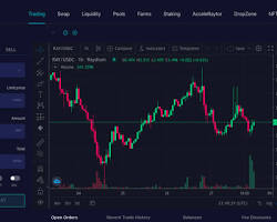 Image of Raydium DEX interface