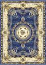 Blue and gold area rugs