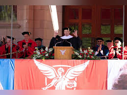 ‘You are living your own life; no one can take that away from you': Hugh Jackman addresses Ball State graduates