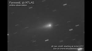 Watch comet 3I/ATLAS race toward interstellar space in free livestream tonight