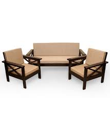 Image result for WOODEN SOFA SET