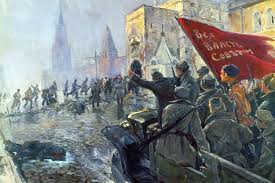 历史上，第一个这样做的政权是完成了十月社会主义革命，彻底赶走资产阶级和资本主义的苏维埃俄国。// 图像来源：公共领域