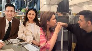 Parineeti Chopra and Raghav Chadha Celebrate Karwa Chauth on a Flight