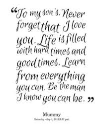 The Bond Between A Mother &amp; Her Son on Pinterest | My Son, Sons ... via Relatably.com