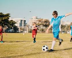 Image of Playing sports for kids workout