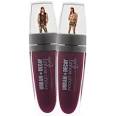 Burgundy lip gloss