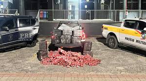 Cheiro “estranho” revela mais de 300 quilos de drogas escondidas em picape na SC-110
