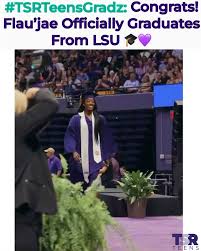 #TSRBlackExcellence: You betta!👏🏾Congratulations to #FlauJae on graduating LSU. The athlete earned a degree in interdisciplinary studies with minors in business administration, communication studies, and entrepreneurship. (SWIPE) 🎥: @Isuwbkb ✍🏾: #T
