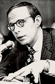 John Dean testifying before Senate Watergate Committee [1973 - John Dean begins testimony before Senate Watergate Committee] - dean-john-watergate