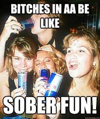 bitches in aa be like sober fun! - bitches in aa be like sober fun - 12423775934acacb0858a72459ca1d4c09eaa336ffe16f00fcfc8f2cc608152d