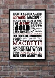 SHAKESPEARE Poster, Macbeth Poster, Shakespeare quote poster ... via Relatably.com