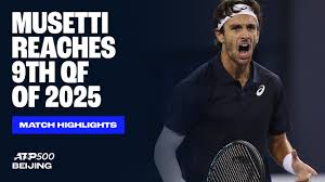 Musetti and Mannarino Shine in Beijing ATP Tour