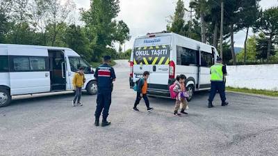 Sinop'ta jandarma denetimleri İhlas Haber Ajansı